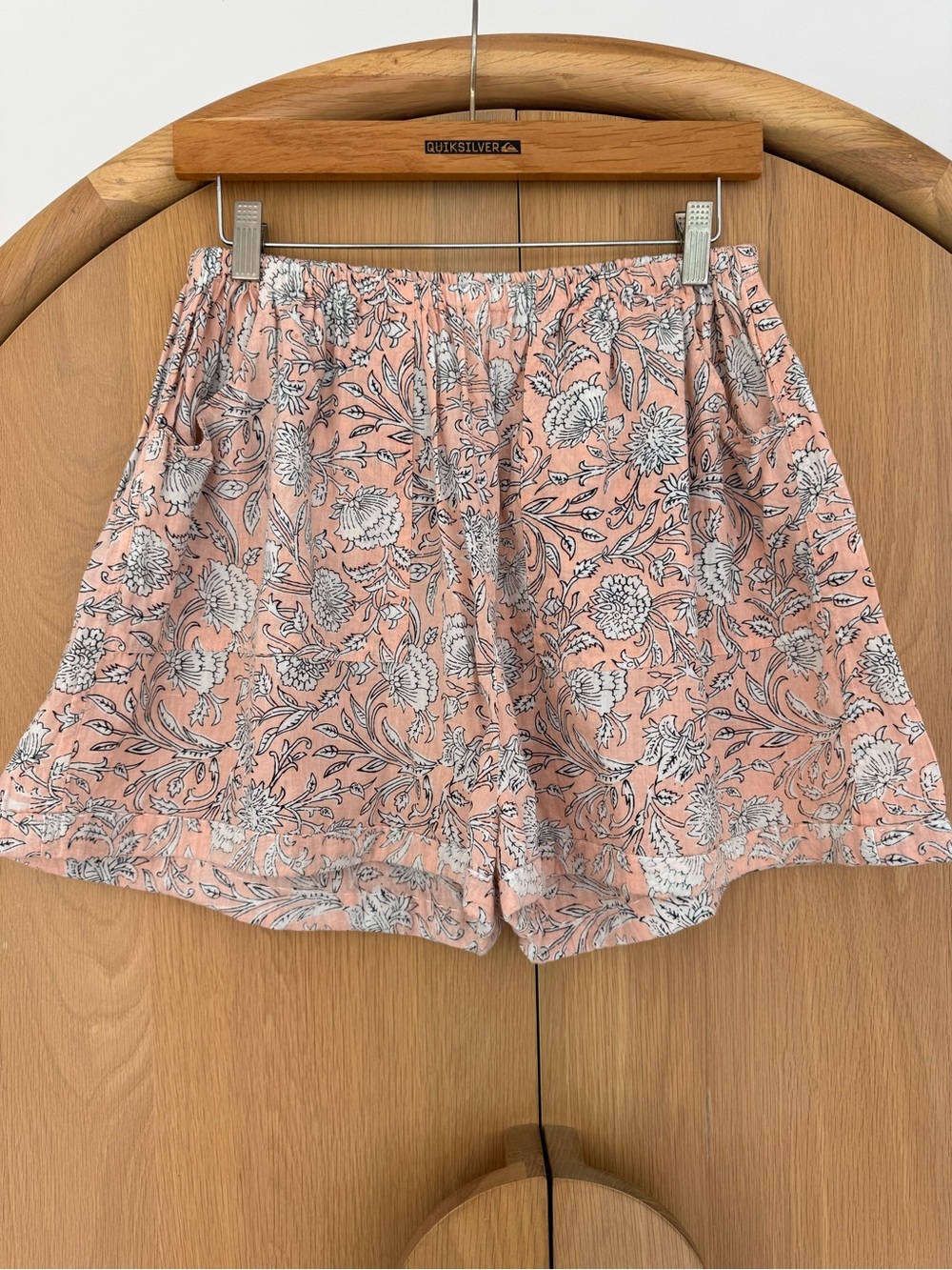 Handmade In Hawaii Block Print Loungewear Shorts Size M/L